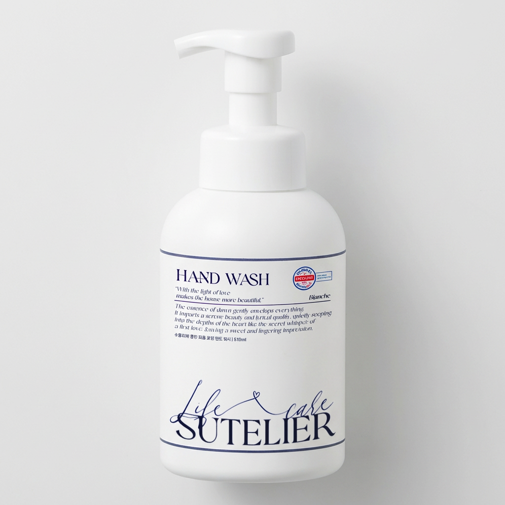 수뜰리에 클린 퍼퓸 포밍 핸드 워시, 플로럴 머스크, 510ml, 1개