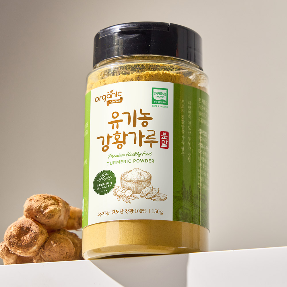 오가닉프렌즈 진도산 유기농 강황가루, 150g, 1개 가격 추이 주식회사 태강컴퍼니 오가닉프렌즈 진도산 유기농 강황가루, 150g, 1개 - 최저가 11,800원