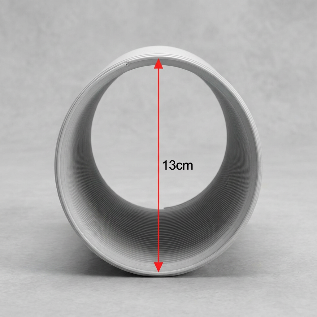 3초쿨 이동식 에어컨 배기호스, 지름13cm, 1.5m, 1개
