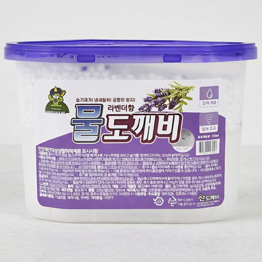산도깨비 물도깨비 제습제, 500ml, 8개