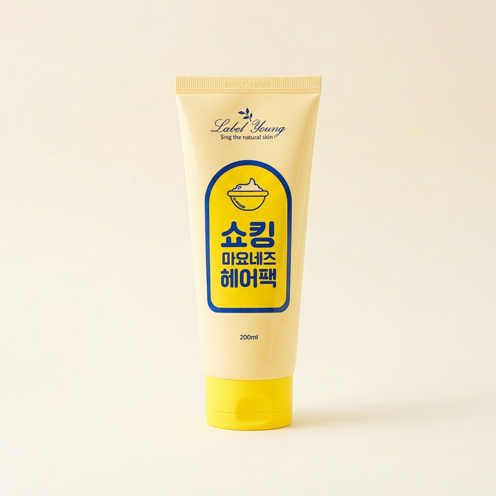 라벨영 쇼킹마요네즈 헤어팩, 200ml, 4개