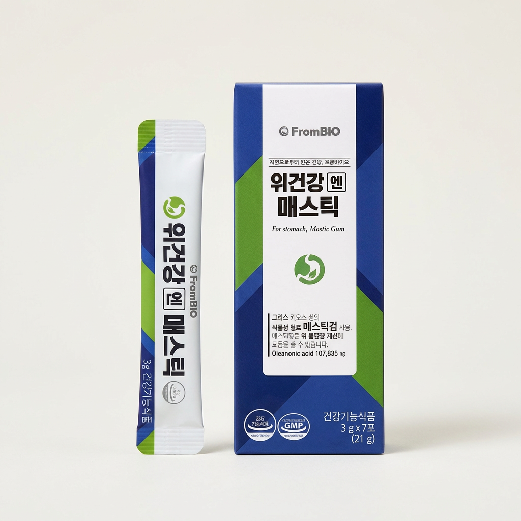프롬바이오 위건강엔 매스틱, 3g, 28포, 1박스