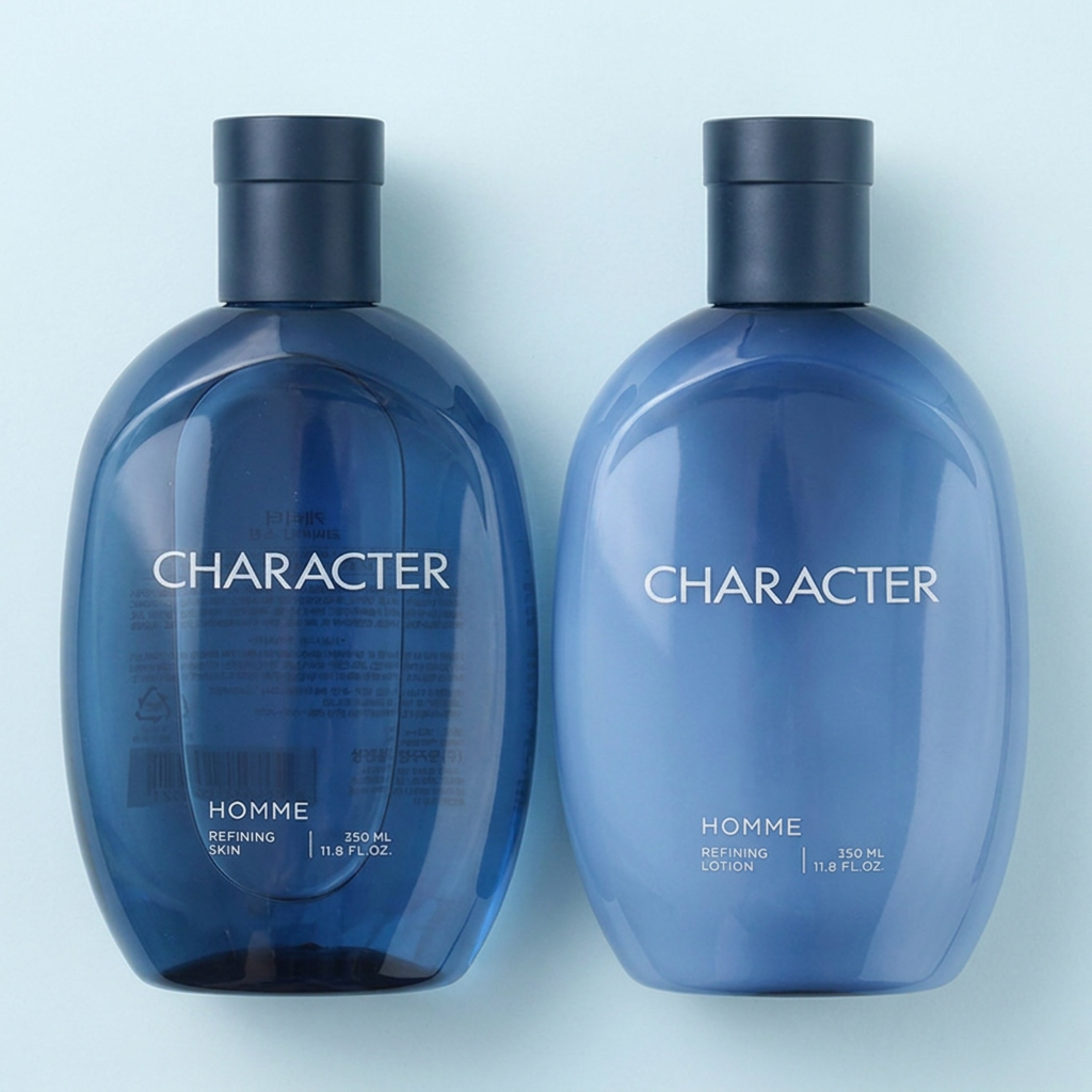 엘지생활건강 캐릭터 리파이닝 스킨 로션, 350ml + 로션 350ml, 1세트