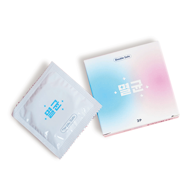 더블세이프 멸균콘돔, 3개
