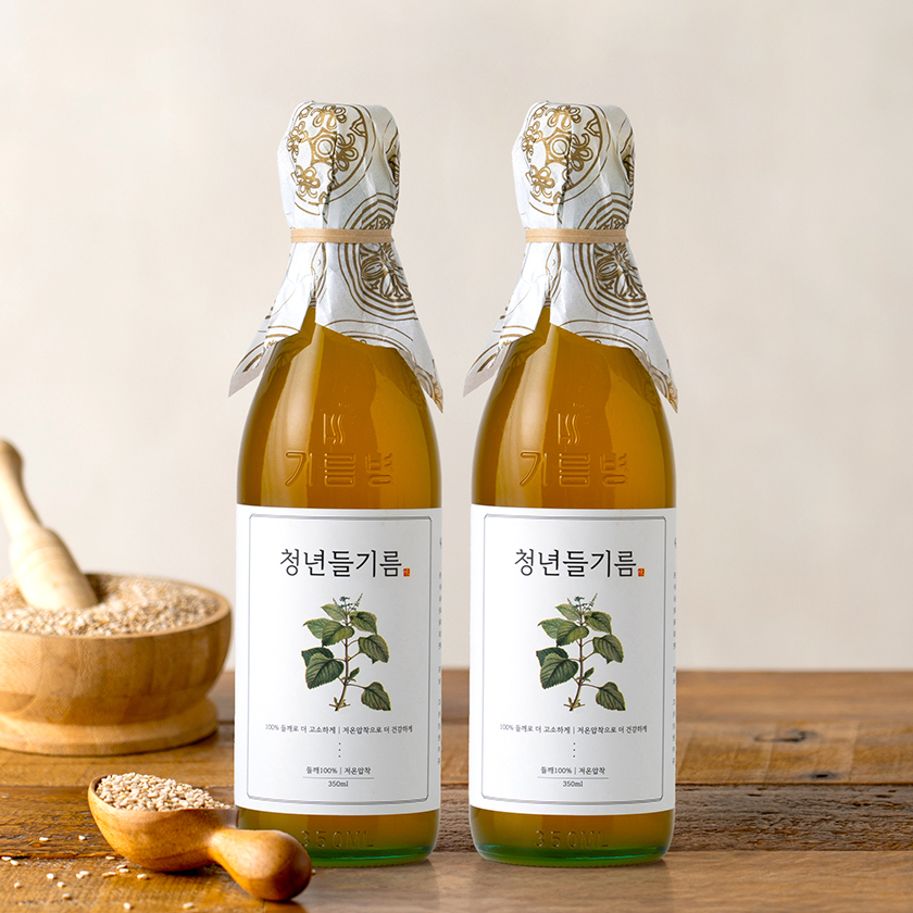전라도청년 청년들기름, 350ml, 2개