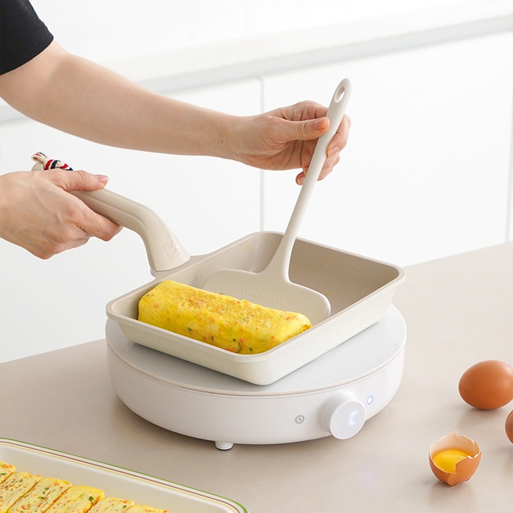 모노테일 멀티 계란말이팬, 코지그레이, 24cm, 계란말이팬+뒤집개, 1개