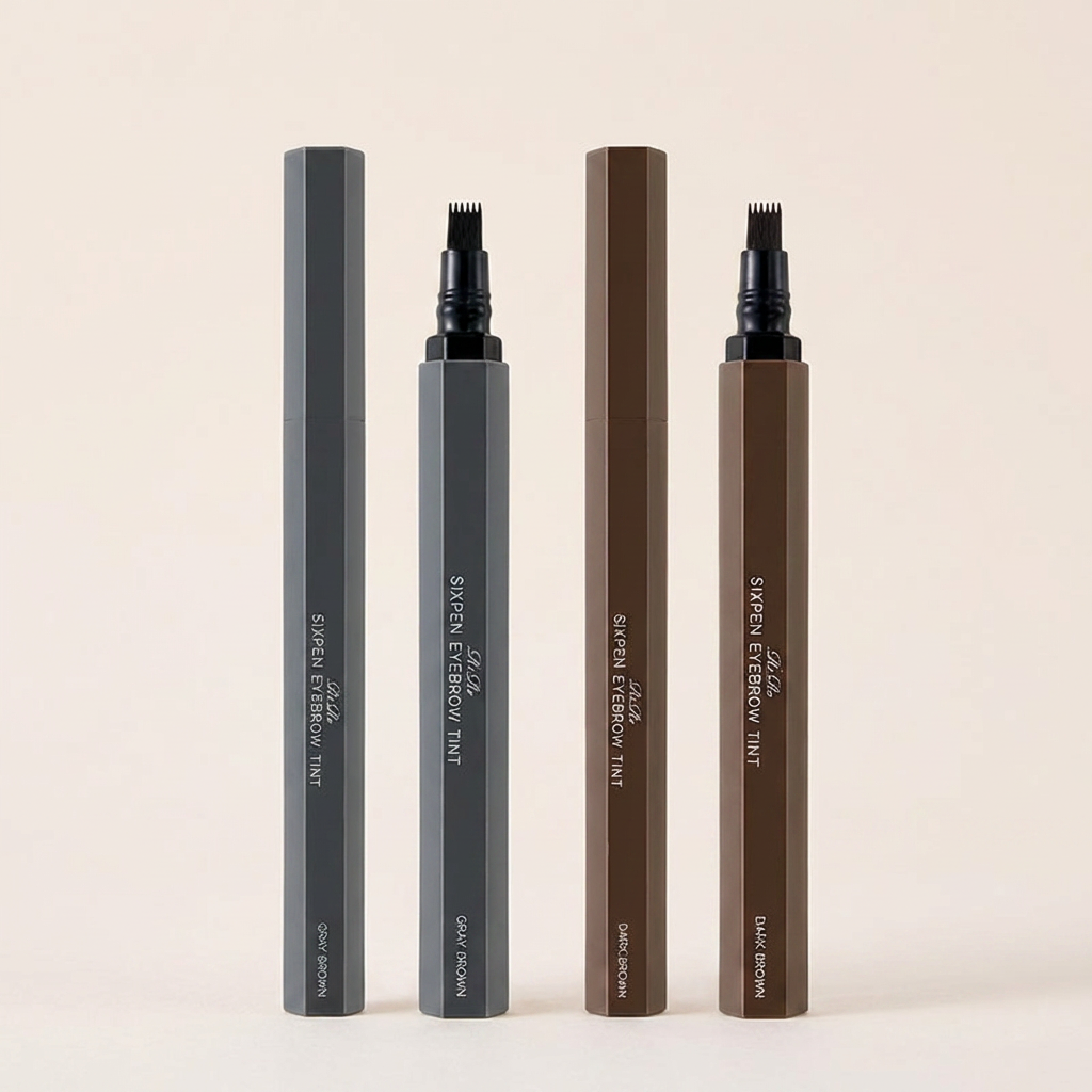 리르 식스펜 아이브로우 틴트, 그레이브라운, 1.5g, 2개