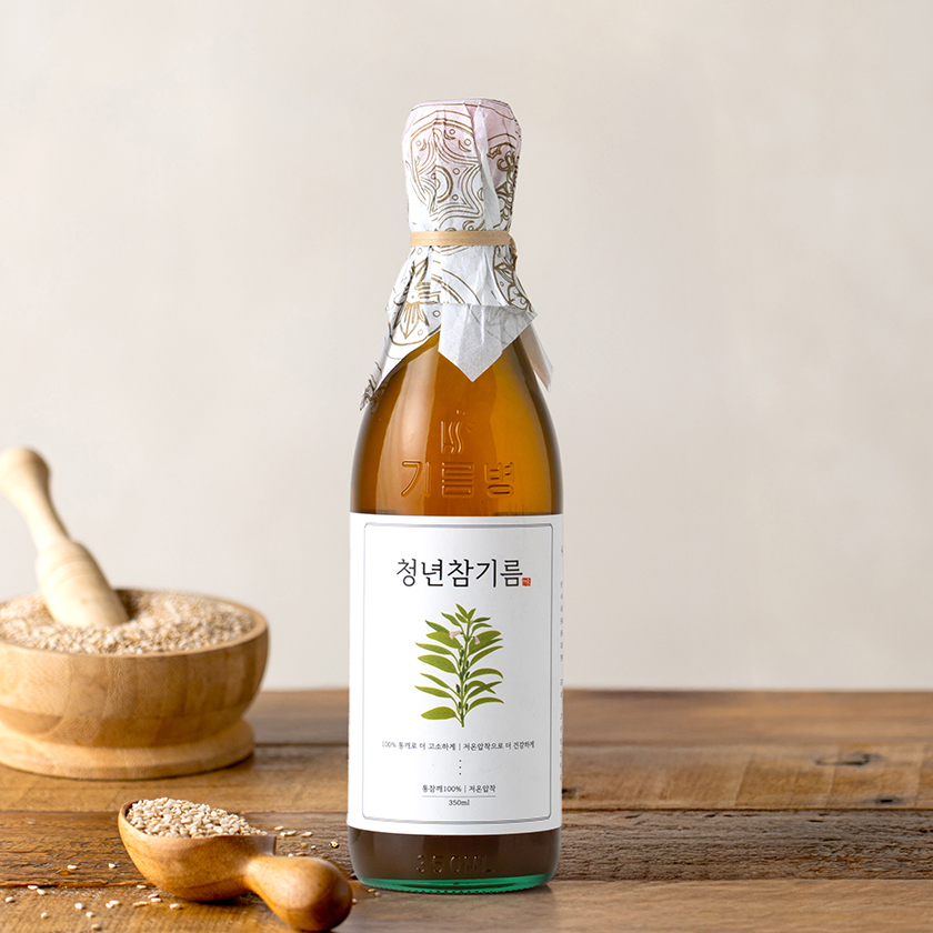 청년참기름, 350ml, 1개