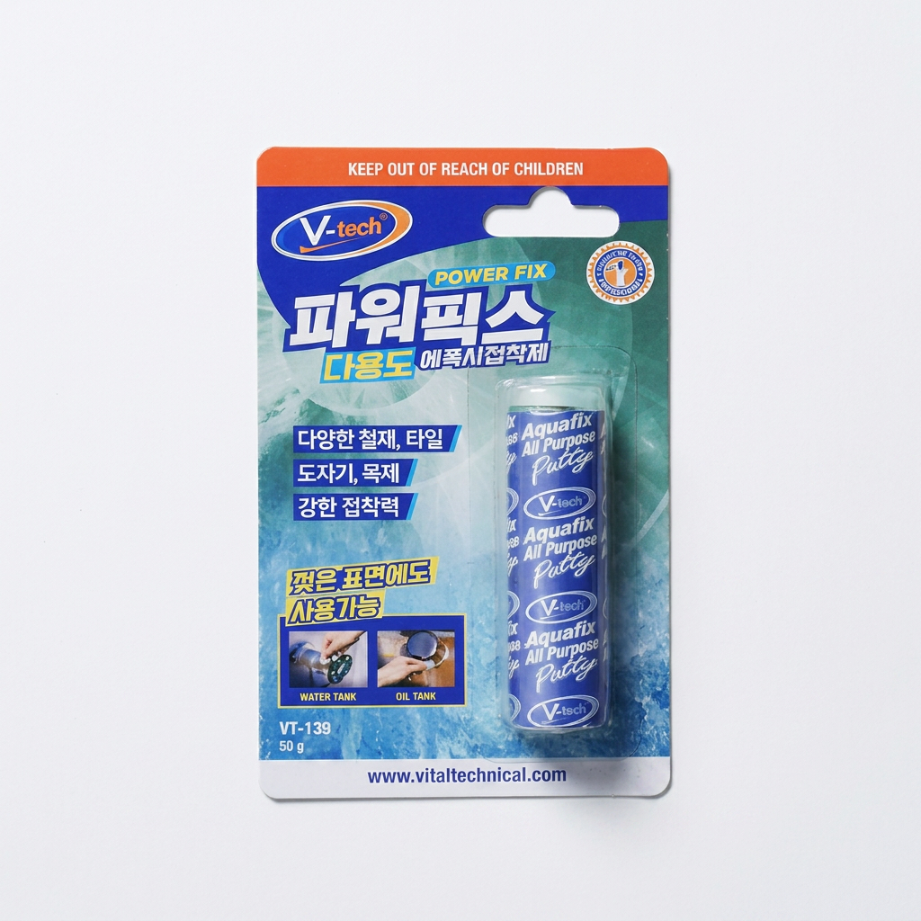 브이텍 파워픽스 다용도 에폭시 접착제, 50g, 1개