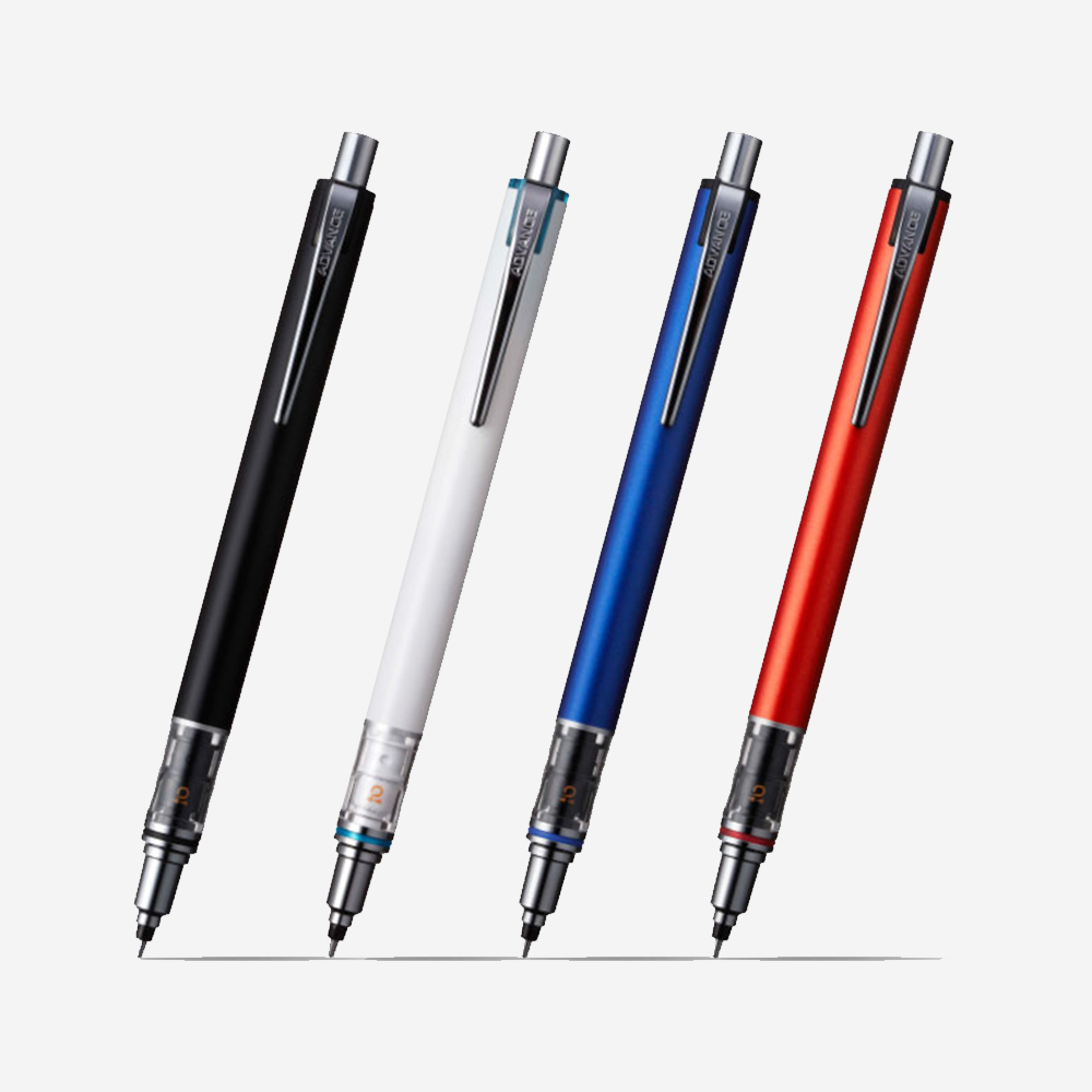 미쓰비시 펜슬 쿠루토가 어드밴스 샤프, 블랙, 0.5mm, 1개