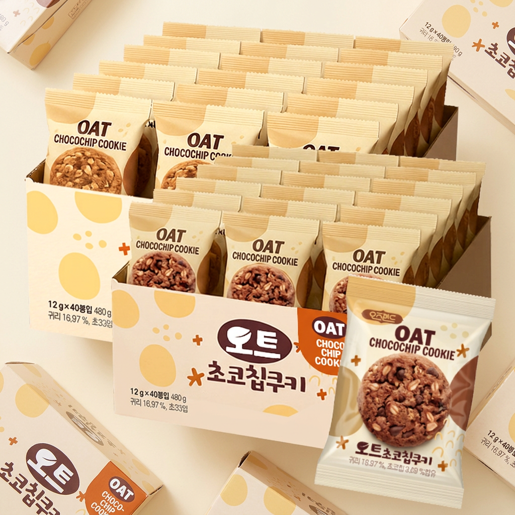 오즈랜드 오트 초코칩쿠키, 480g, 2개