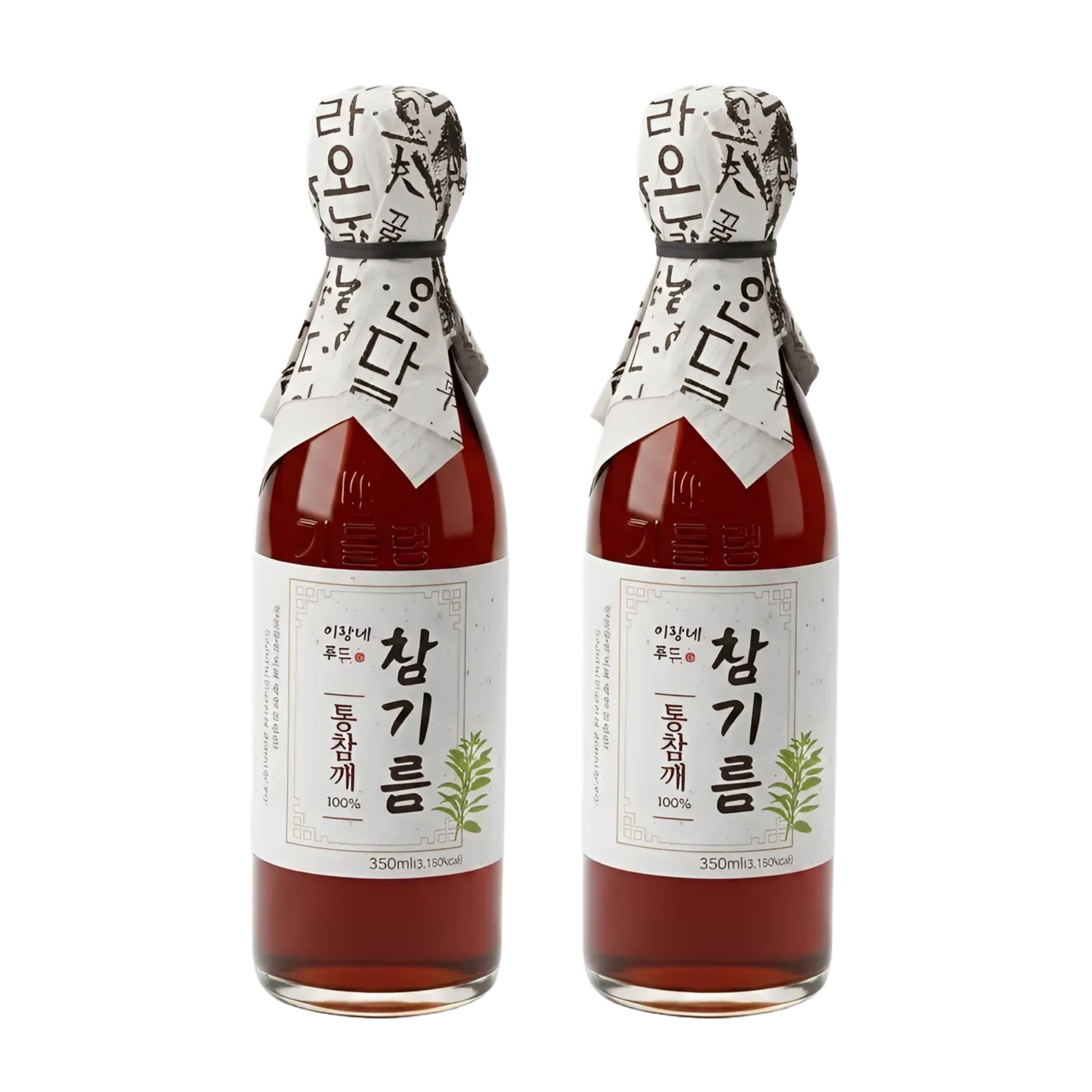 전통압착 통참기름, 350ml, 2개