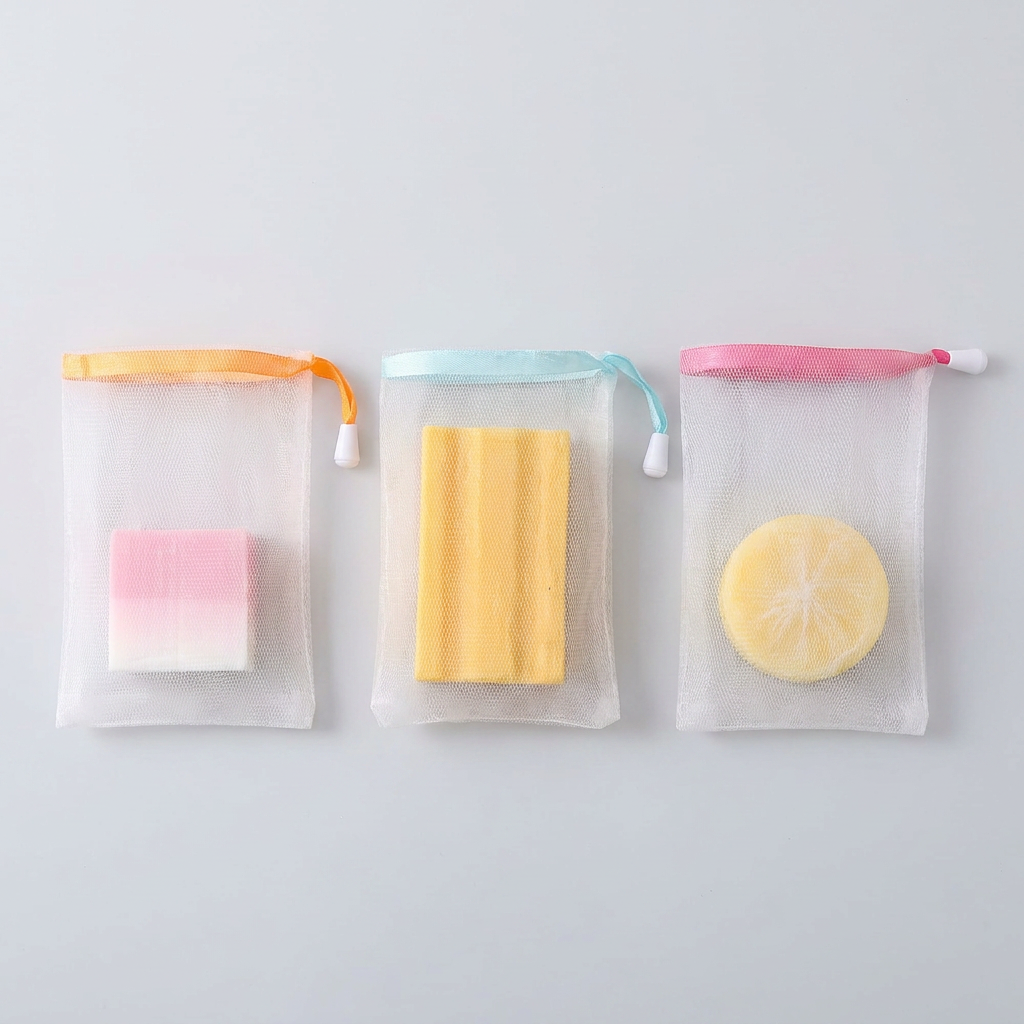 4겹 버블 비누 거품망, 랜덤, 3개