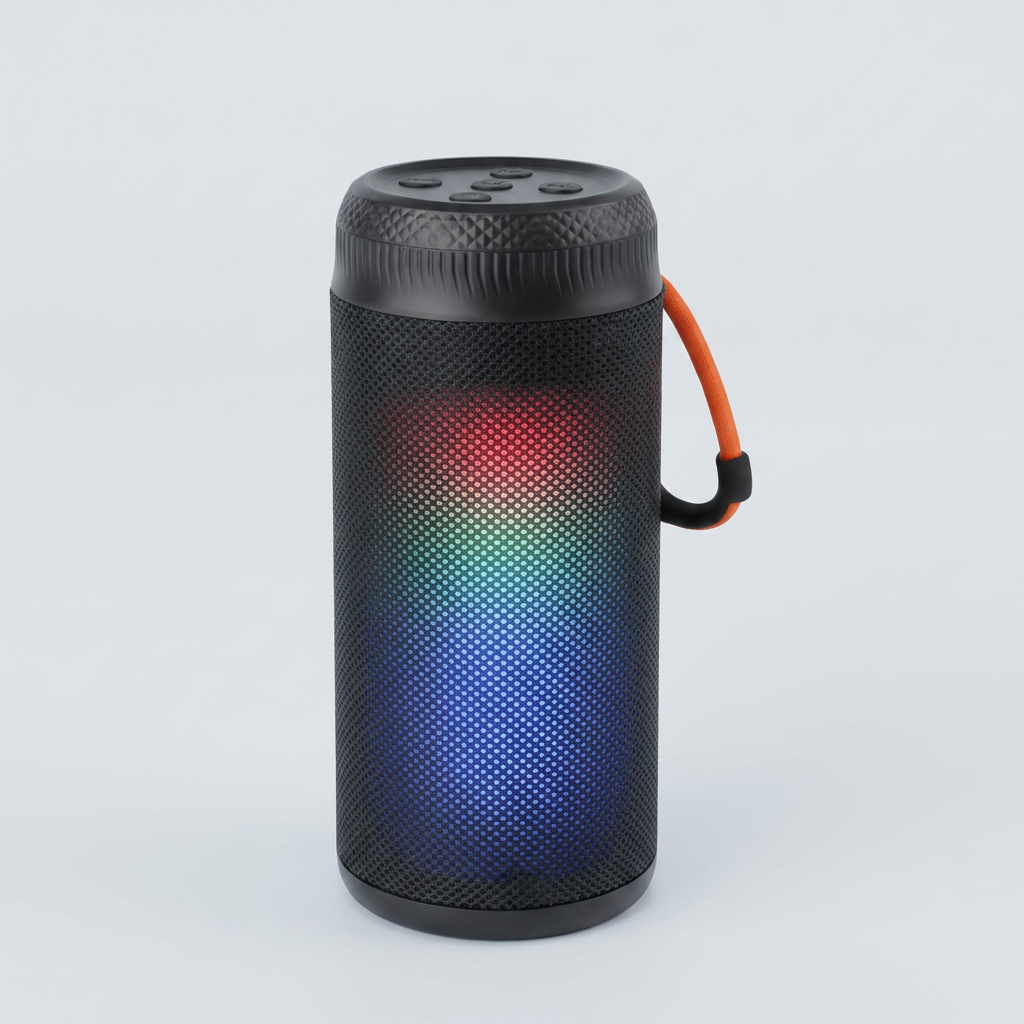 세이헬로 SoundHome LED 블루투스 5.4 스피커, 다크블랙