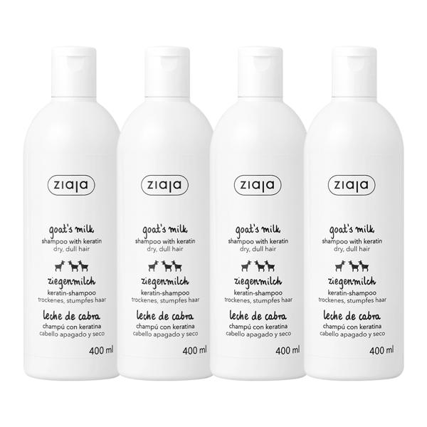 블리스오가 주식회사 지아자 산양유 헤어샴푸, 400ml, 4개