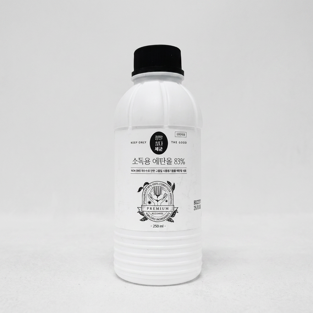 정말싫다 식품첨가물용 소독용 에탄올, 250ml, 5개