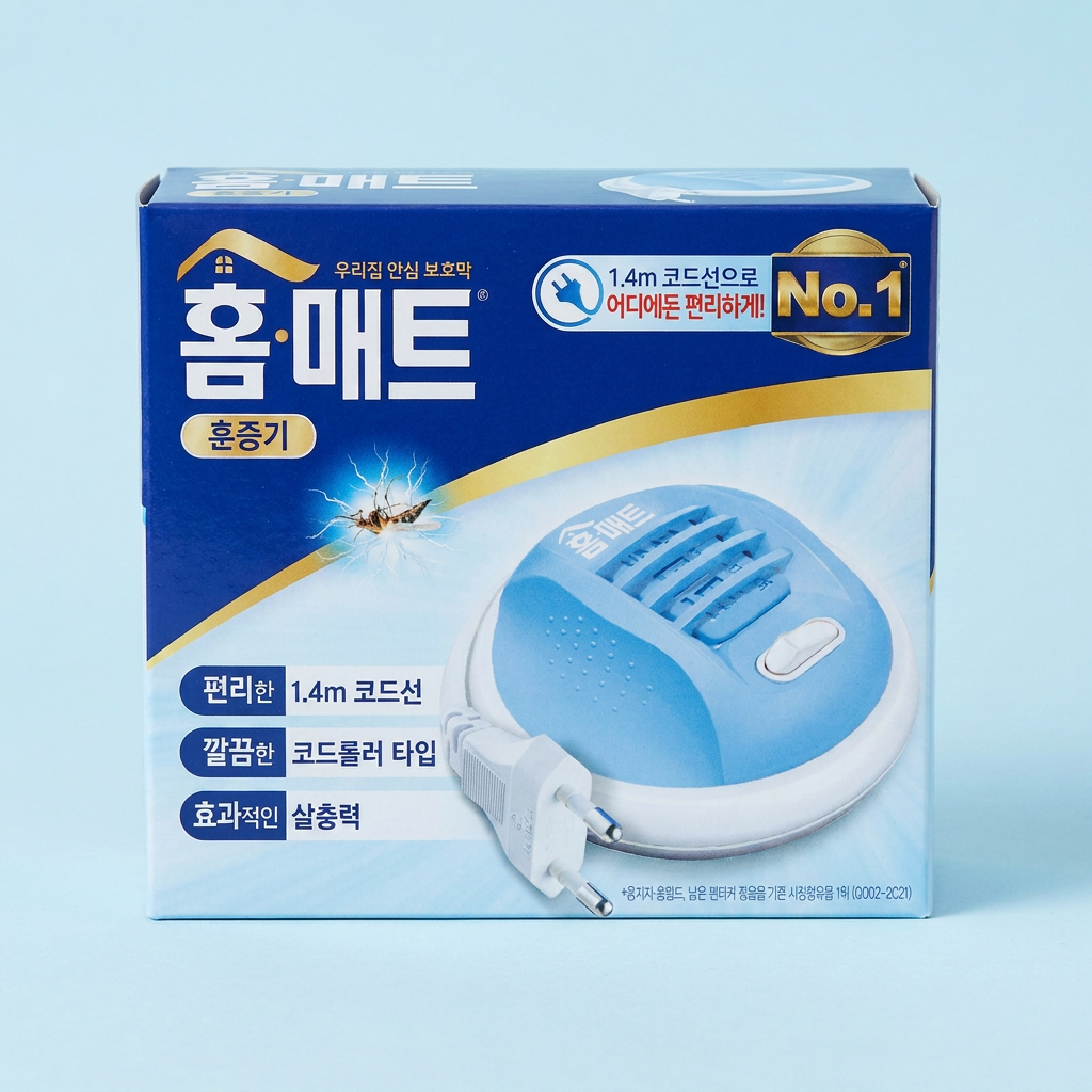 헨켈홈케어코리아 홈매트 훈증 살충기 매트형 모기살충제, 1개
