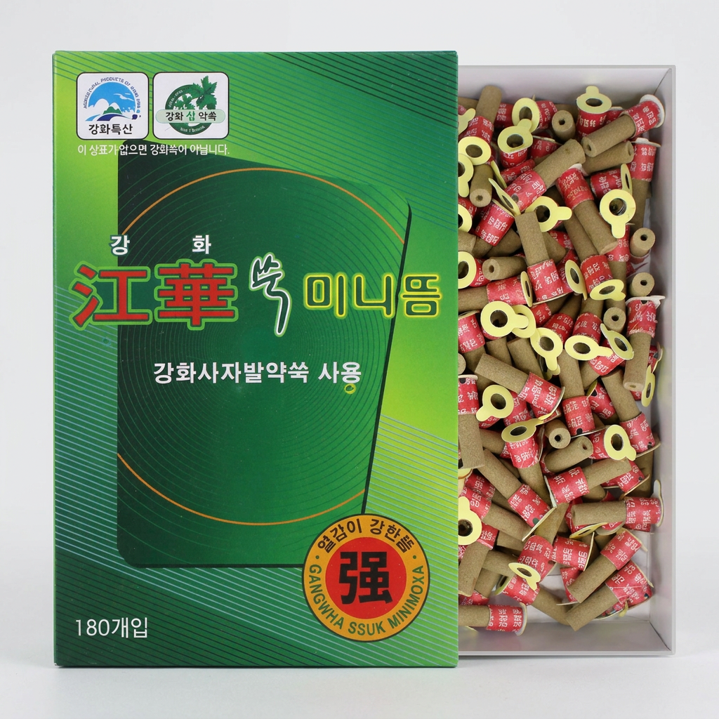 강화쑥 미니뜸 180개입, 1박스