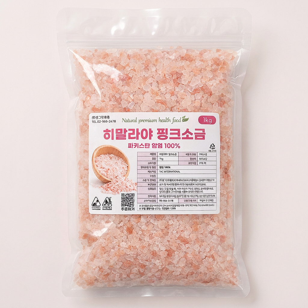 샘그린 히말라야 핑크소금, 1kg, 1개