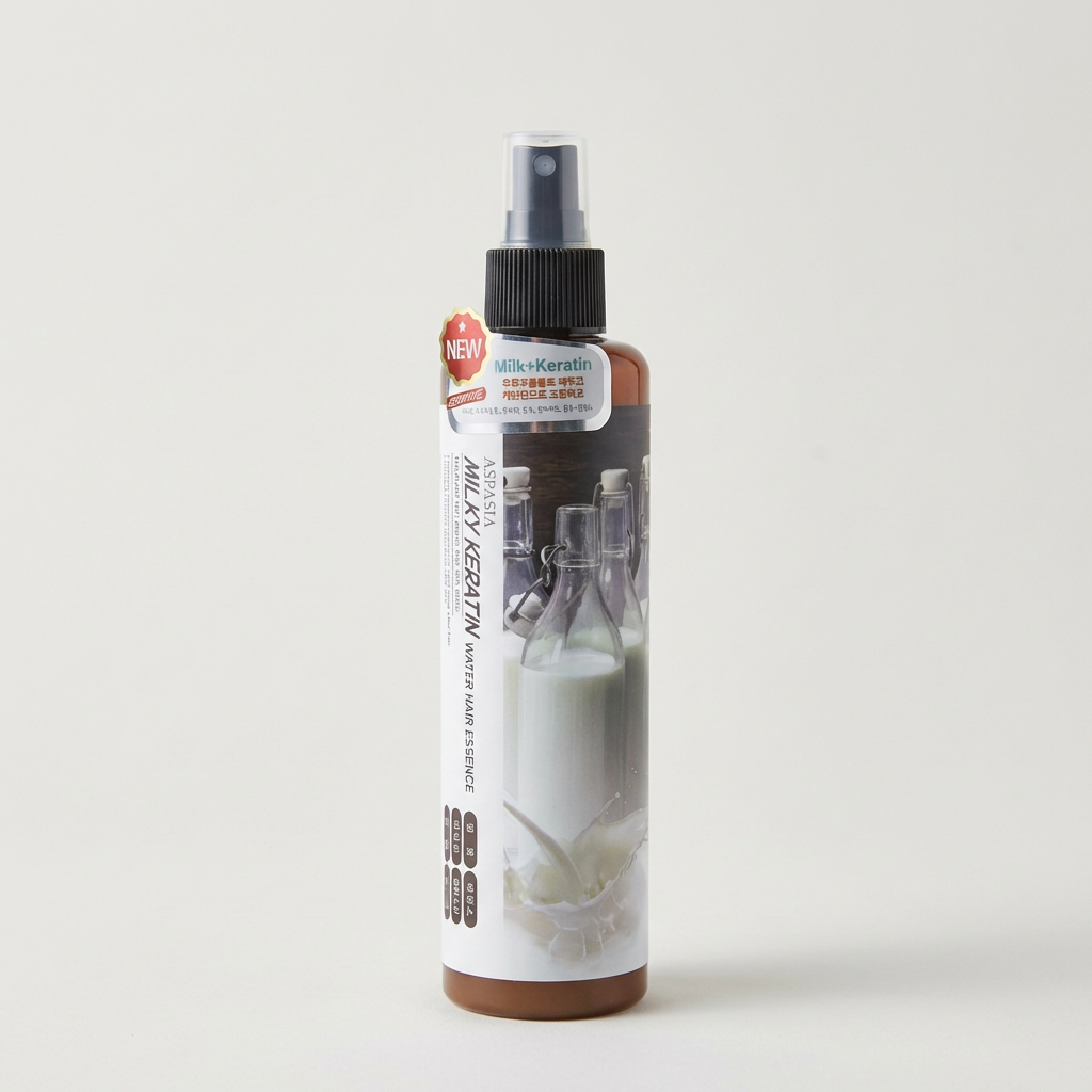아스파시아 뿌리는 밀키 케라틴 헤어미스트, 250ml, 2개