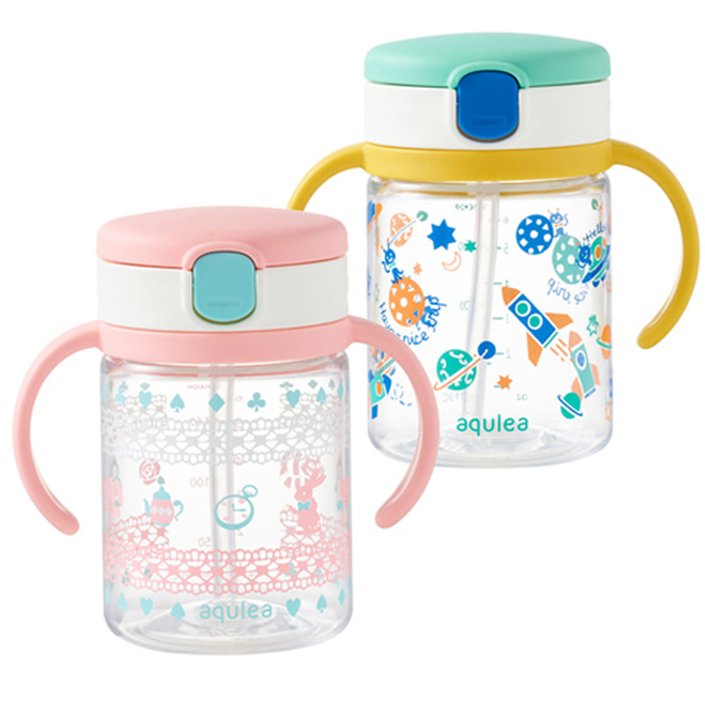 (주) 해성비엔씨 릿첼 AQ 빨대컵 200, 핑크, 200ml, 1개