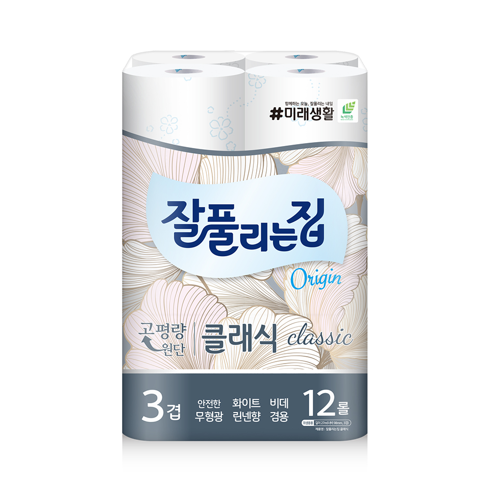미래생활 잘풀리는집 클래식, 3겹, 27m, 12롤, 1팩 가격 추이 미래생활 잘풀리는집 클래식, 3겹, 27m, 12롤, 1팩 - 최저가 7,420원