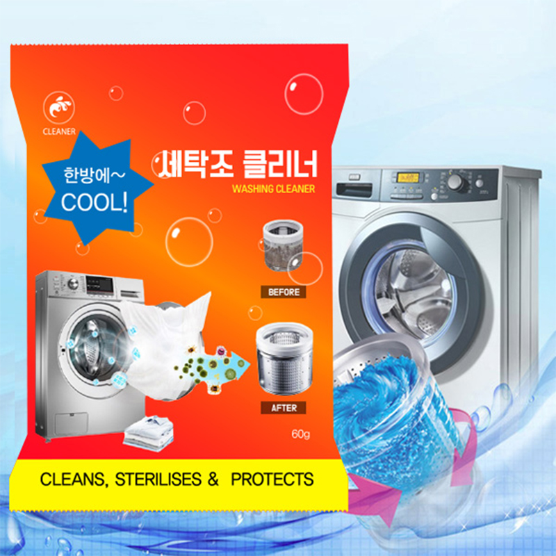 파워풀 세탁조 클리너, 60g, 6팩