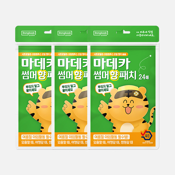 마데카 썸머 패치, 향 24P, 3개