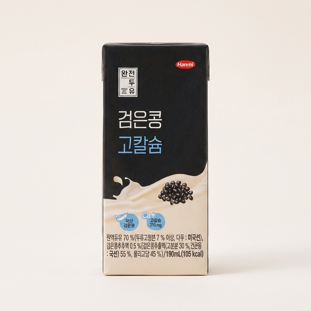 한미사이언스 완전두유 검은콩 고칼슘, 190ml, 24개