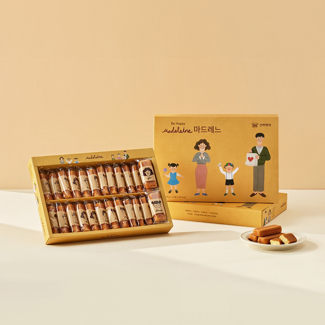 (주) 신라명과 신라명과 마드레느, 15g, 32개입, 2박스