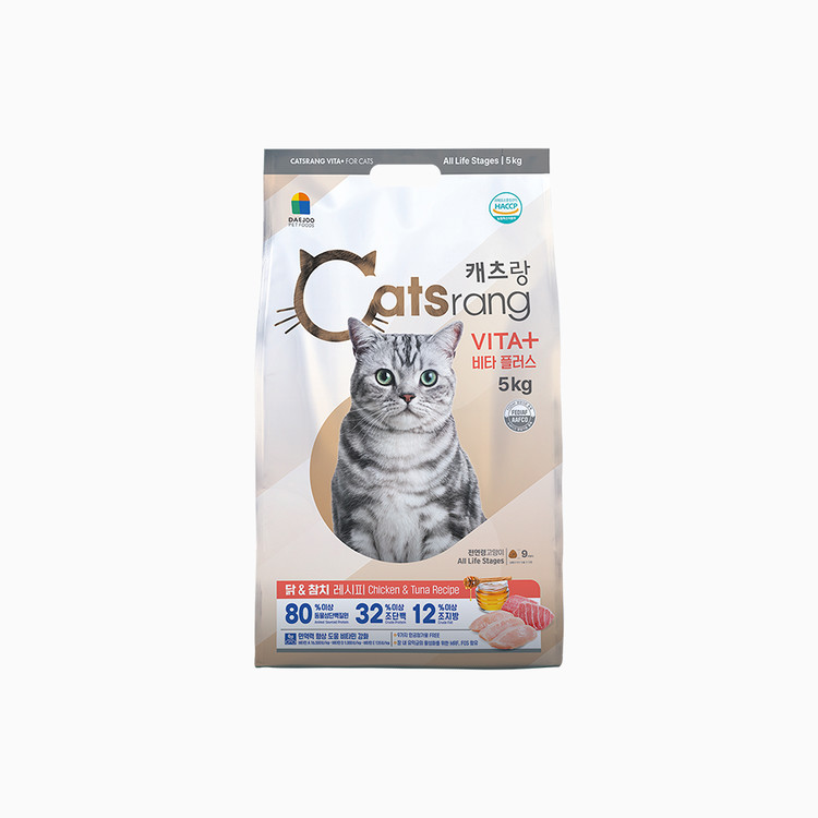 에스티로지스 캐츠랑 비타플러스 사료, 5kg, 1개, 닭