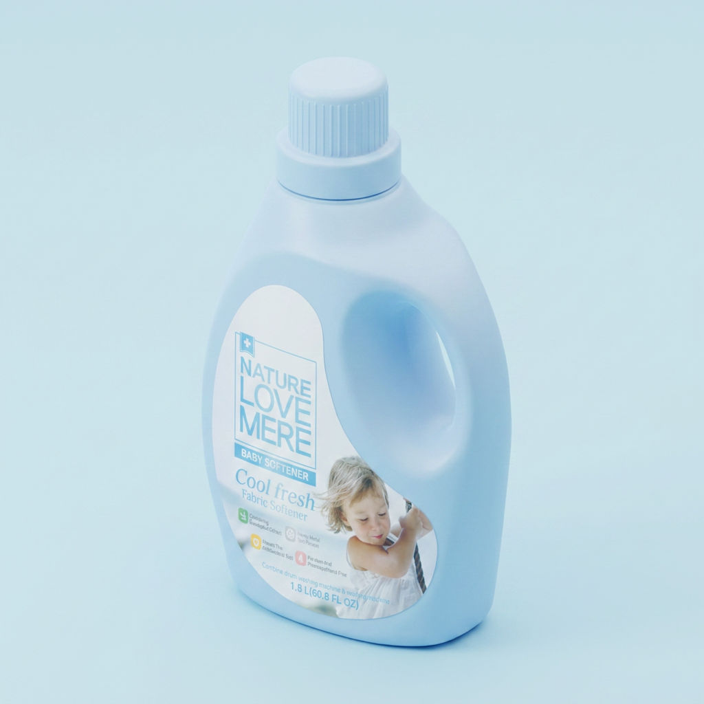 네이쳐러브메레 아기 섬유유연제, 화이트코튼 향, 1.8L, 2개