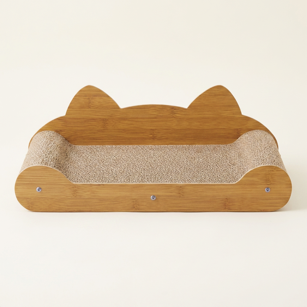 고양이 스크래쳐 JS01, 캣닢, 49x24.5x16cm, 1개