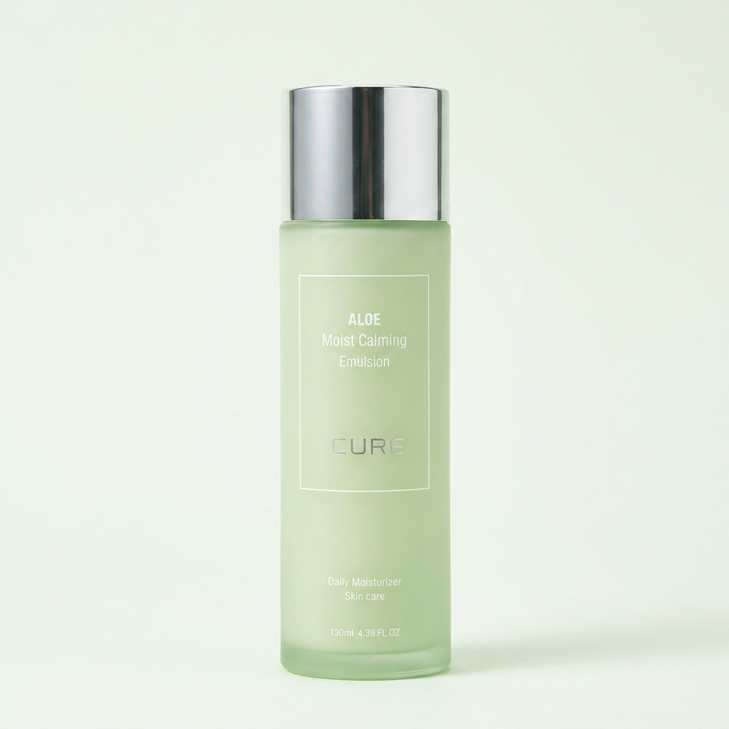 김정문알로에 큐어 알로에 모이스트 카밍 에멀전, 130ml, 2개
