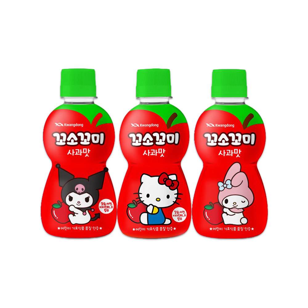 광동 꼬소꼬미 사과맛, 200ml, 20개