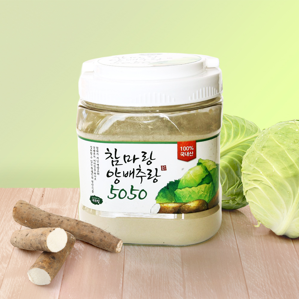 주식회사 편한사람들 구뜨밀 참마랑 양배추랑 5050, 600g, 1개