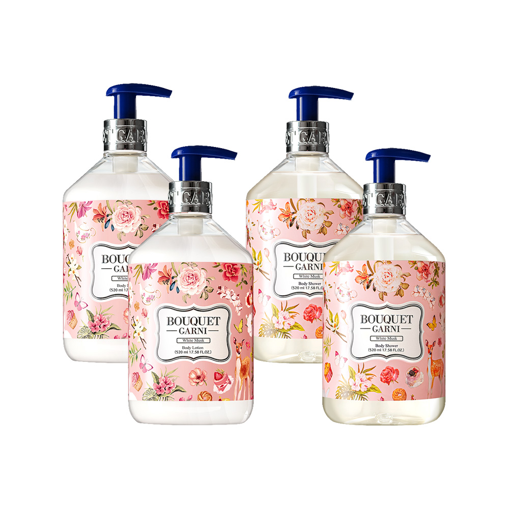 부케가르니 딥 퍼퓸 화이트머스크향 바디워시 2개 + 바디로션 2개, 520ml, 1세트 가격 추이 부케가르니 딥 퍼퓸 화이트머스크향 바디워시 2개 + 바디로션 2개, 520ml, 1세트 - 최저가 27,900원