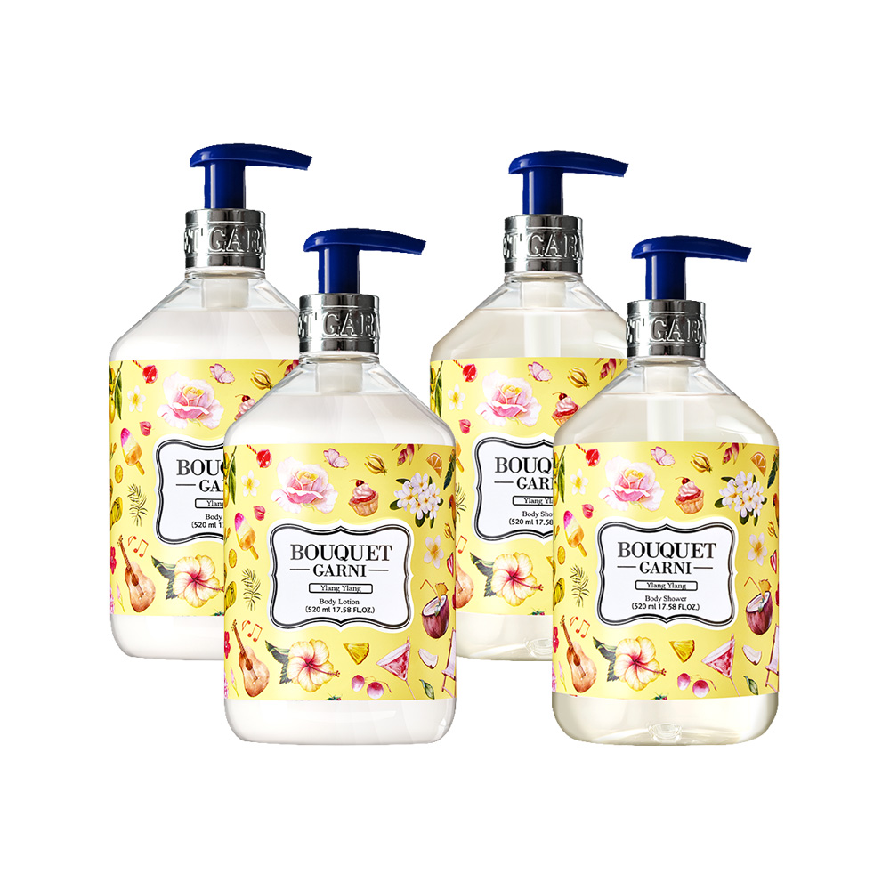 부케가르니 딥 퍼퓸 일랑일랑 바디워시 바디로션 세트, 바디워시 520ml 2개, 바디로션 520ml 2개, 1세트 가격 추이 부케가르니 딥 퍼퓸 일랑일랑 바디워시 바디로션 세트, 바디워시 520ml 2개, 바디로션 520ml 2개, 1세트 - 최저가 27,900원