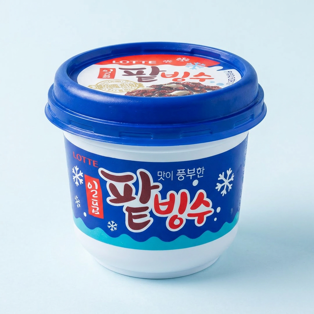 롯데제과 일품 찰떡 팥빙수, 240ml, 12개