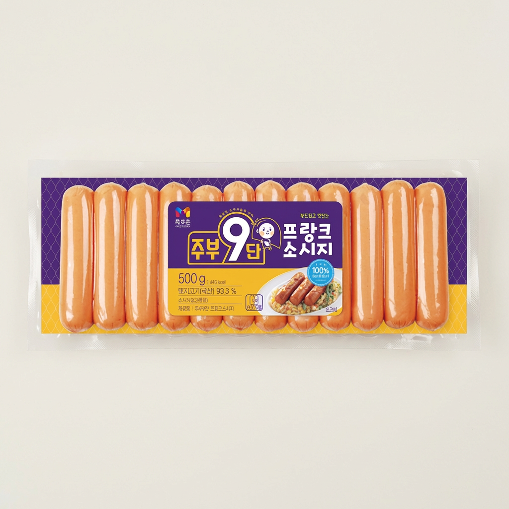 목우촌 주부 9단 프랑크 소시지, 500g, 5개