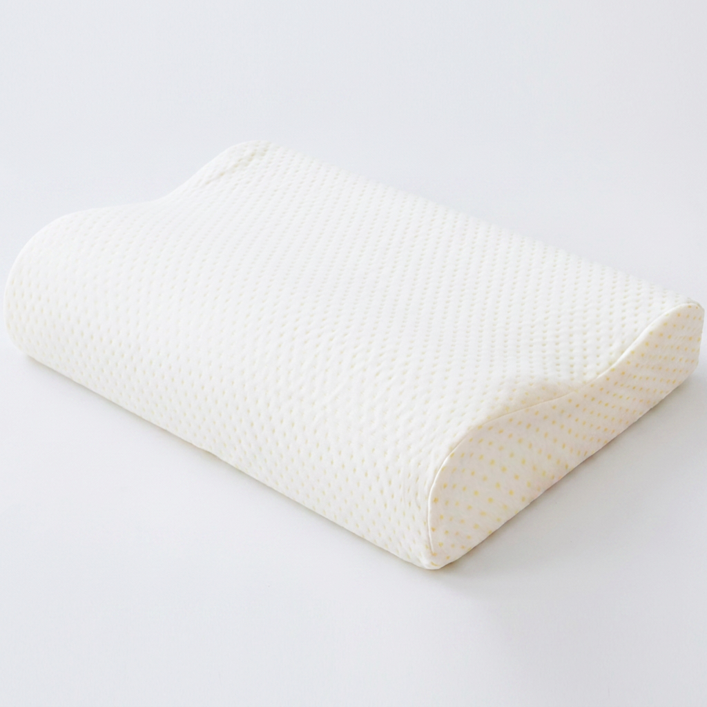 뉴리스 메모리폼 경추 베개, 화이트, 48cm x 28cm, 1개