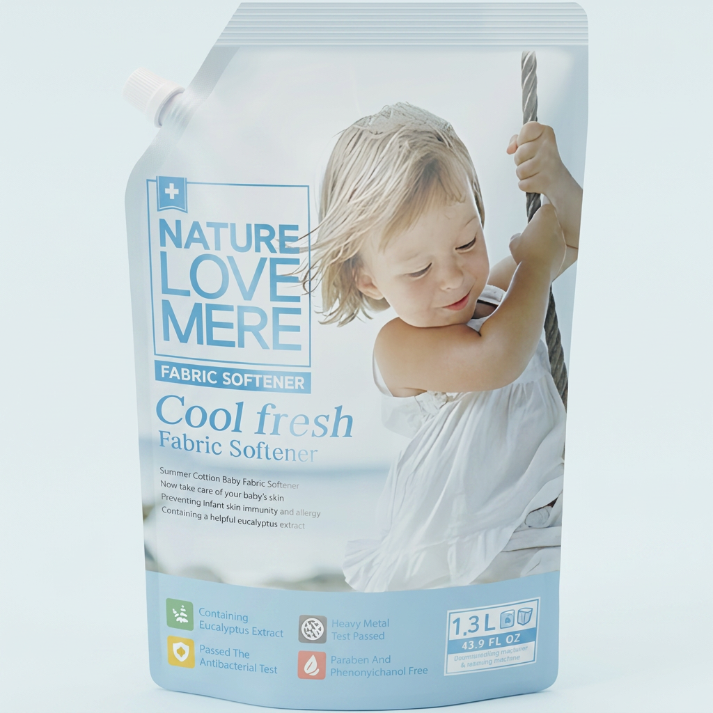 네이쳐러브메레 쿨프레쉬 아기 섬유유연제, 1300ml, 4팩