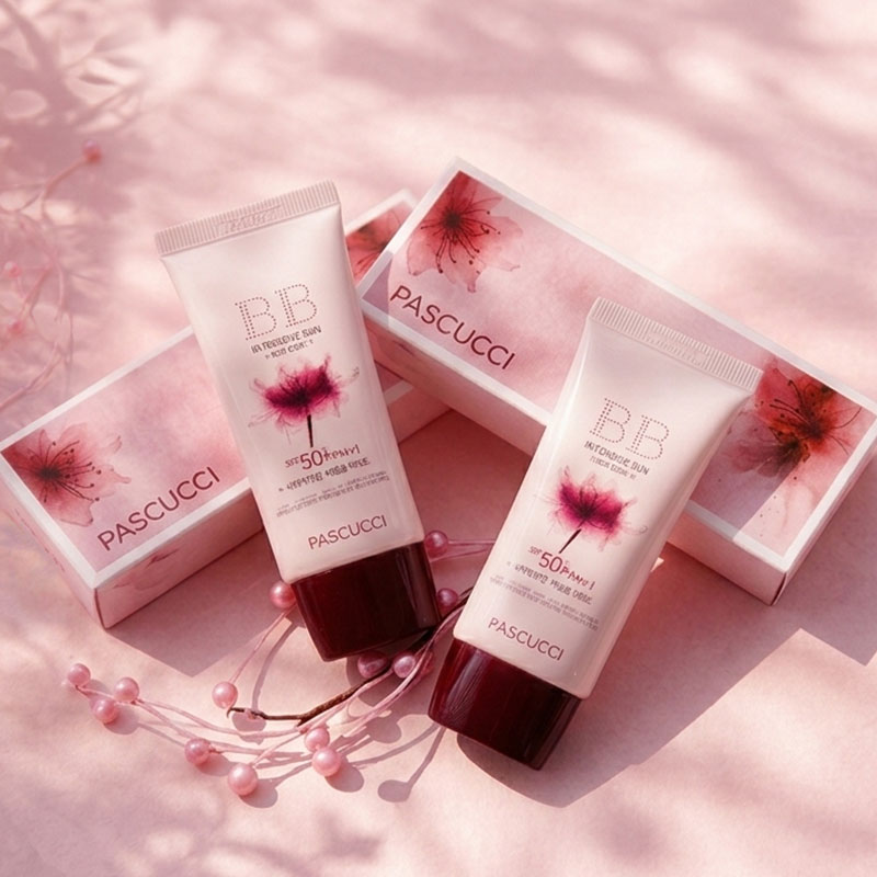 베이직 스타일 (basic style) 파스쿠치 인텐시브 선 톤업 선케어 비비크림, 누드톤, 50ml, 2개