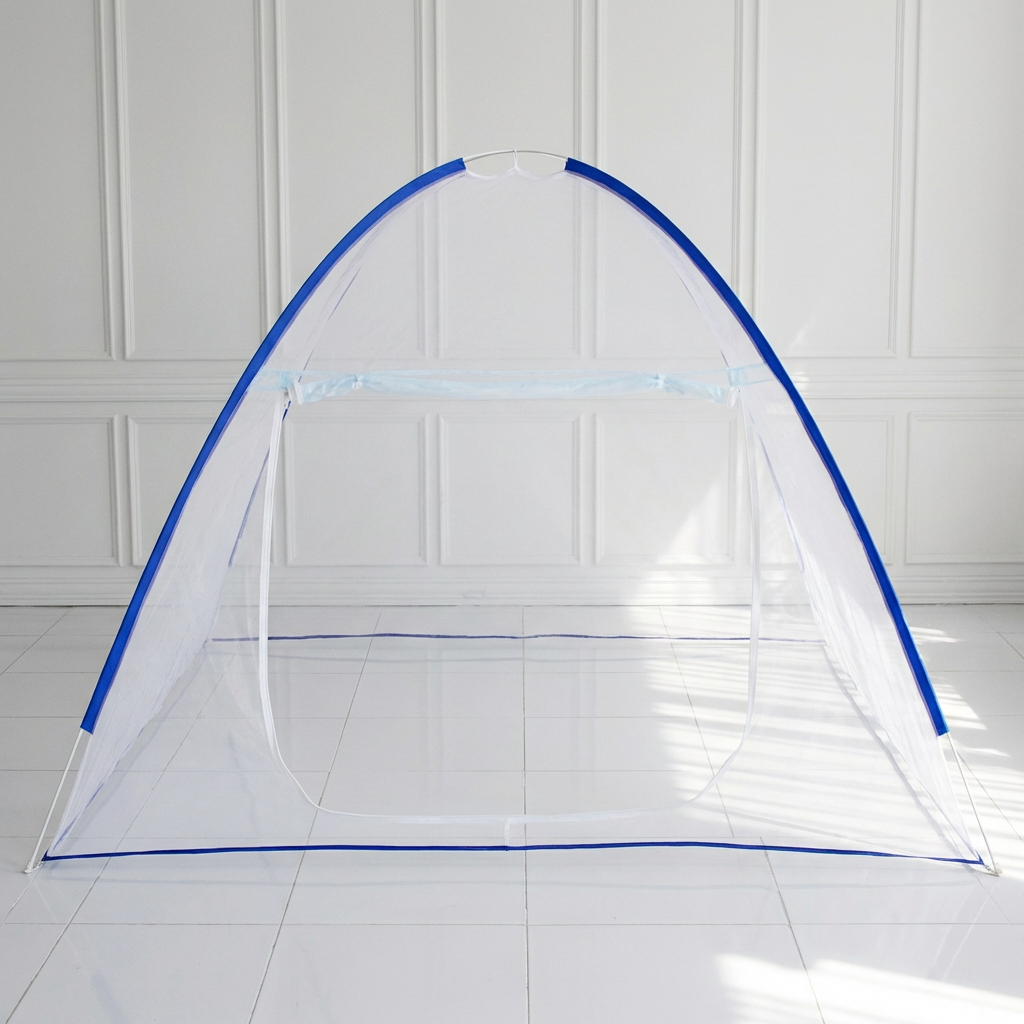 에코벨 모기장 원터치, 블루, 220x240x170cm