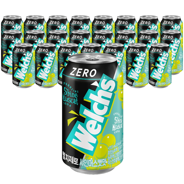 웰치 제로 샤인머스캣맛, 355ml, 24개 가격 추이 웰치 제로 샤인머스캣맛, 355ml, 24개 - 최저가 18,090원