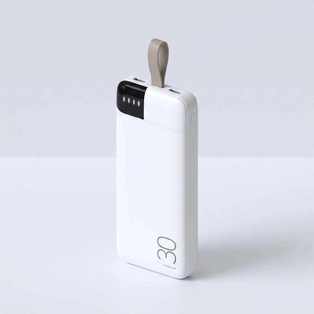 엑티몬 보조배터리 30000mAh C타입 USB 2포트 동시 출력, 단일색상