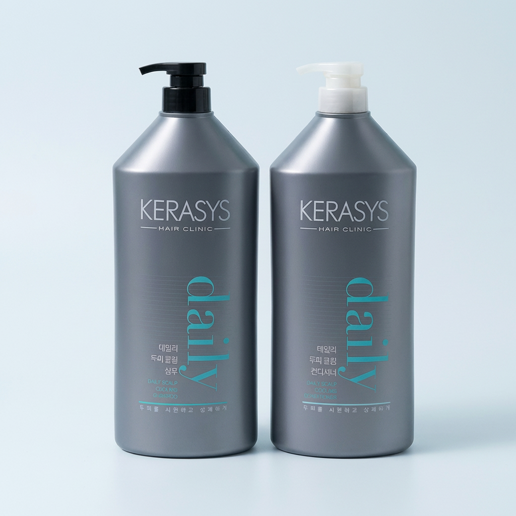 케라시스 데일리 두피쿨링 샴푸 & 컨디셔너, 1.5L + 1.5L, 1세트