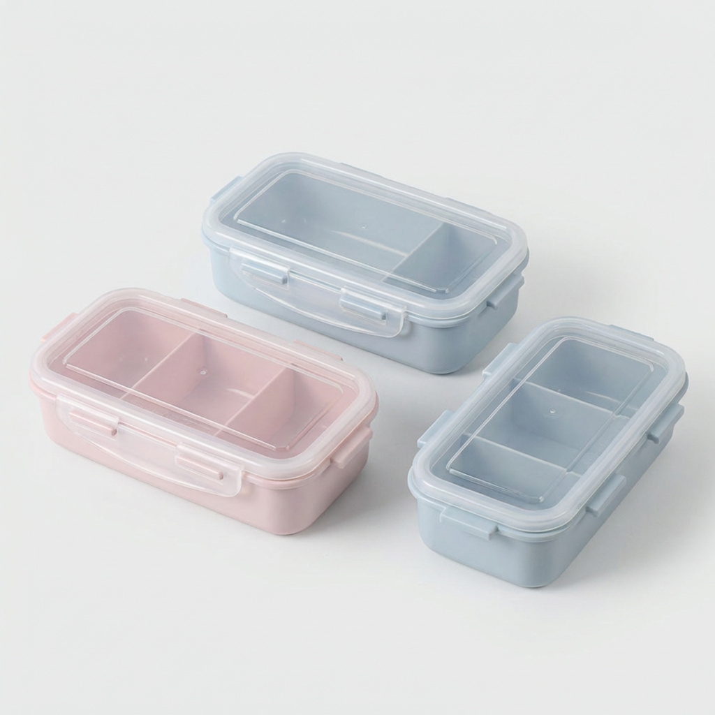 맥스앤맥스 멀티 도시락 양념용기 3종, 블루, 200ml, 1세트