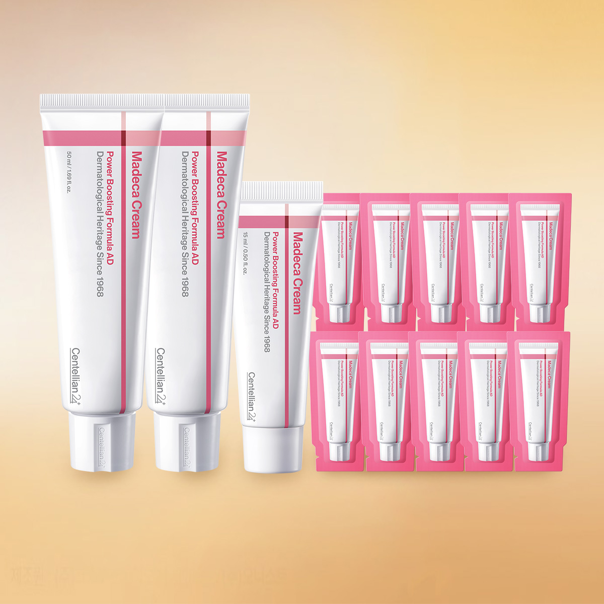 센텔리안24 마데카 크림 파워 부스팅 포뮬러 AD, 50ml 2개 + 15ml 1개 + 1ml 10매, 1세트