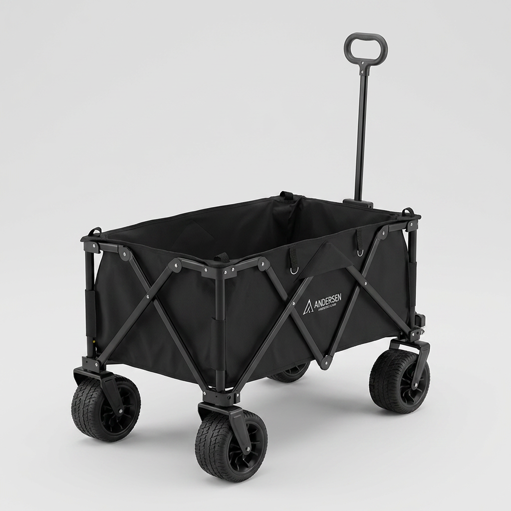안델센 캠핑웨건 V2 TRAVEL, 블랙, 1개